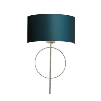 Netlighting TRENTO Dimmable Stylish Contemporary Indoor D&eacute;cor Fabric Wall Lamp in Silver