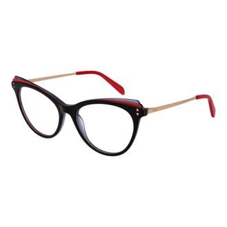 Emilio Pucci Zwarte Acetaat Bril (Frames)