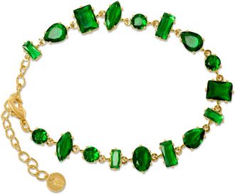 Bruno Magli Renata Gold Bracelet, Smeraldo