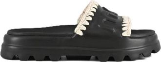 Mou EVA One-Piece Slide - Dames - Sandalen - Zwart - 40 EU - Katoen - Schoenen