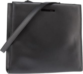 Gucci Pre-owned Vintage Schoudertas - Dames - Vintage Schoudertas - Zwart - ONE Size - Leer - Vintage