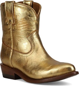 Frye Billy Western Boot in Gold at Nordstrom, Size 7.5