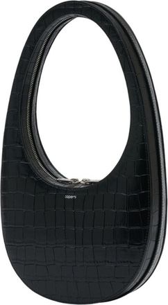 Coperni Womens Swipe Shoulder Bag Black Calfskin