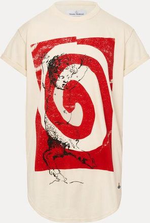 Vivienne Westwood Swirl Longline T-shirt Cotton Butter XS Unisex