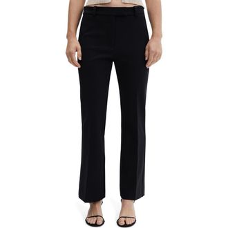 Mango Flare Leg Pants in Black at Nordstrom, Size 2