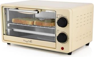 MegaChef 9.5 Quart Electric Counter Top Toaster Oven in Matte Black in Cream at Nordstrom