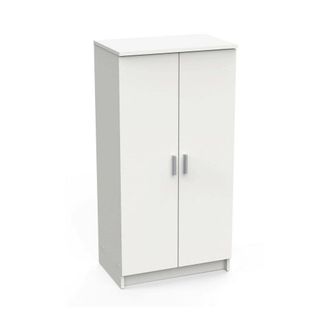 Dmora Zapatero efecto madera blanco 55x36h108 cm