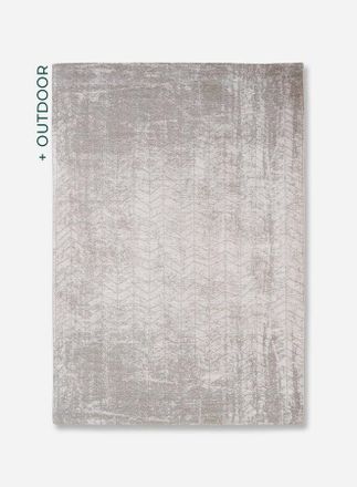 Louis De Poortere Jacobs Ladder Design - Alfombra Mad Men Chevrons - Hecha En B&eacute;lgica - Acabado A Mano - Natural Antideslizante - 85% Algod&oacute;n - 15% Poli&eacute;ster - Blanco L