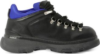 Burberry Trek Enkellaarsjes - Heren - Outdoorschoenen - Zwart - 41 EU - Leer - Fitness
