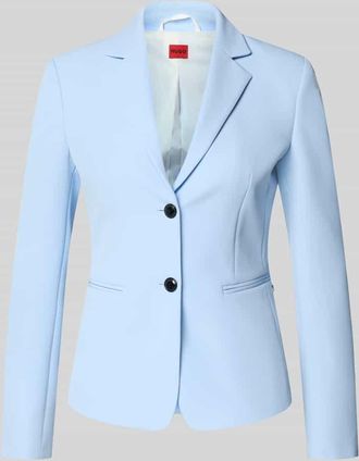 HUGO BOSS Regular Fit Kurzblazer in Hellblau, Gr&ouml;&szlig;e 32