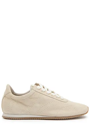 Toteme Flex Suede Sneakers - Cream - 37 (IT37 / UK4)