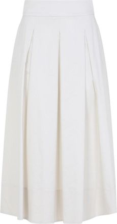 PESERICO Cotton Midi Skirt