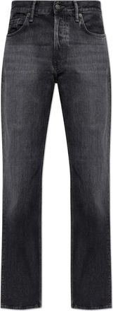 Acne Studios 2010M Jeans - Heren - Regular Fit Jeans - Zwart - 2XL - Katoen - Jeans
