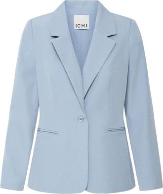 Ichi Ichi - Jasjes - Dames - Jassen - Blauw - Maat: L Leer