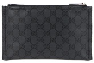 Gucci Monogram Canvas Card Case - Black