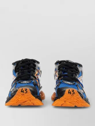 Balenciaga runner sneakers mesh panels contrast sole