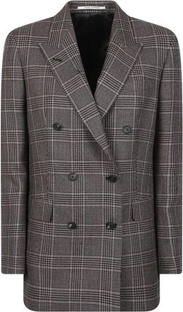 Tagliatore Jasmine Jacket - Dames - Blazers - Grijs - L - Leer - Jassen