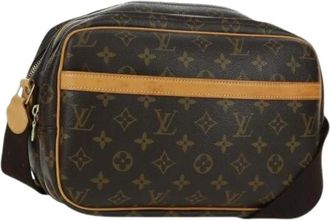 Louis Vuitton Pre-owned Cross Body Bags, female, Brown, Size: ONE SIZE Pre-owned Reporter PM Shoulder Bag