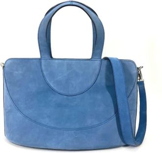 Bulgari Pre-owned Handbags, female, Blue, Size: ONE SIZE Pre-owned Leather handbags