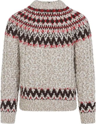 Moncler Light Beige Wool Sweater