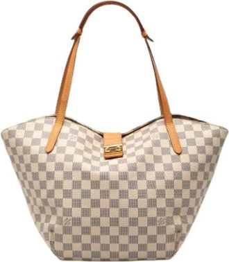Louis Vuitton Pre-owned Tote Bags, female, White, Size: ONE SIZE Pre-owned Fabric Tote