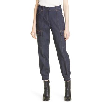 Cinq &agrave; Sept Kelly Skinny Denim Joggers in Indigo at Nordstrom Rack, Size 10