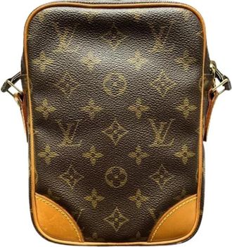 Louis Vuitton Pre-owned Vintage Monogram Schoudertas - Dames - Pre-owned - Bruin - Maat: ONE Size Zijde