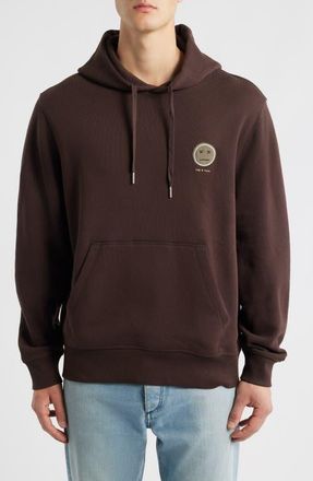 Rag & Bone Embroidered Sour Face Hoodie in Brown at Nordstrom, Size Xx-Large