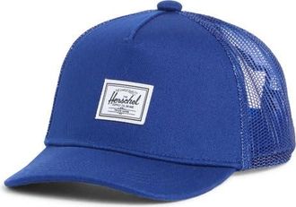 Herschel Whaler Mesh Trucker Hat in Sodalite Blue at Nordstrom, Size 6-18 M