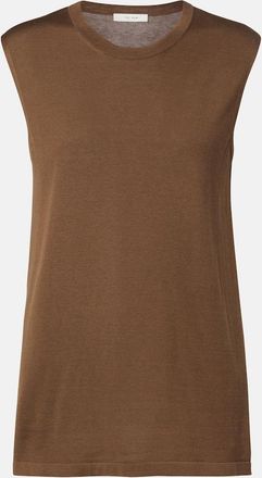 The Row Omima silk top