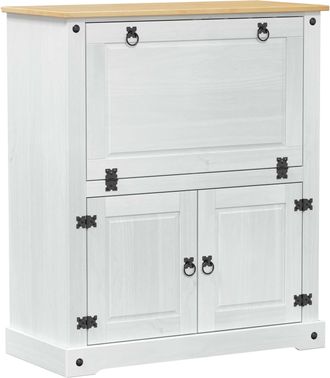 vidaXL Armario Para Vinos 97 X 45 X 114 Cm Madera De Pino Macizo Vidaxl