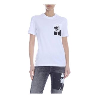 Karl Lagerfeld Mujer, Camisetas, Blanco, Talla: M