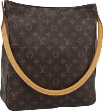 Louis Vuitton Looping Monogram Canvas Brown Canvas Handbag (Pre-Owned)