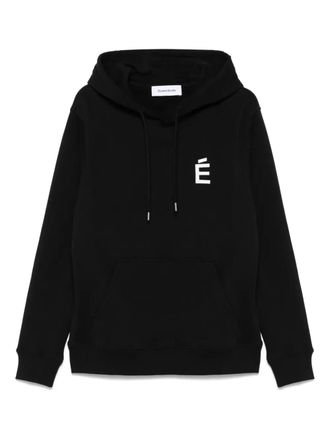 Études Studio logo-print hoodie - Black