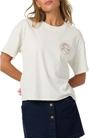 O'Neill OG Salty Circle Surfer Graphic T-Shirt in Tofu at Nordstrom, Size Xx-Large