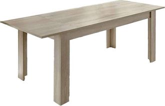 Dmora Dmora - Mesa Extensible Corbara, Consola Con Extensiones, Mesa De Comedor, Estante De Cocina Extensible, Made In Italy, 137x90 H79 Cm, Blanco Brillant