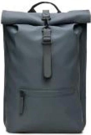 Rains Tassen, unisex, Blauw, ONE Size, Polyester, Rolltop Rucksack