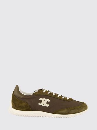 Celine Sneakers in pelle e mesh con Triomphe
