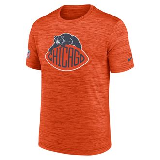 Nike Chicago Bears Rivalries Collection Sideline Velocity Nike Mens Dri-FIT NFL T-Shirt in Orange | 02ER89M7Q-B3C