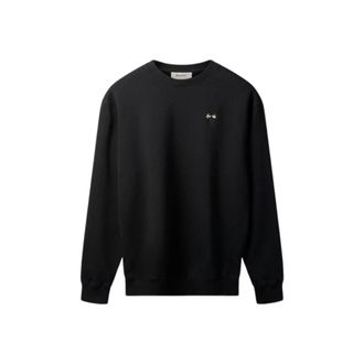 For&eacute;t Sweatshirts, male, Black, Size: S Posy Floral Embroidery Sweatshirt