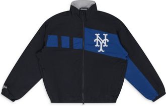 Aim&eacute; Leon Dore Black Mets Paneled Jacket