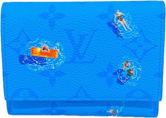 Louis Vuitton Blue Wallet (Tri-Fold) (Pre-Owned)