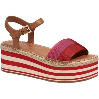 Kate Spade New York picnic platform sandal in Festive Pink Multi at Nordstrom, Size 8.5