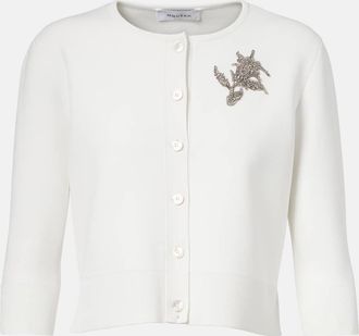 Alexander McQueen Cardigan con ricamo