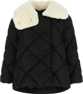 Ienki Ienki Ienki Ienki, Jassen, Dames, Zwart, XS, Polyester, Shearling Queen Jacket