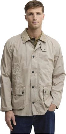 Barbour Ashby Casual Jacket - Heren - Zomerjassen - Grijs - XL - Leer - Jassen