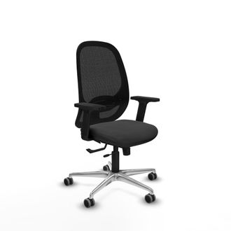 Piqueras y Crespo Silla De Oficina Piqueras Y Crespo Cilanco Gris Oscuro Cuero Sint&eacute;tico