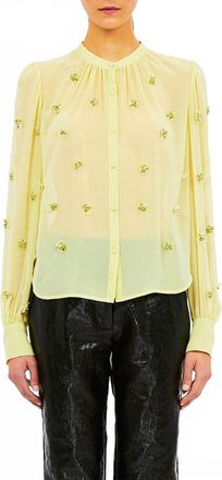 Ulla Johnson Bea Blouse In Citron