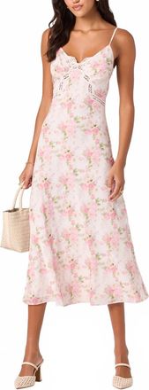 Astr Liran Midi Dress In Pink