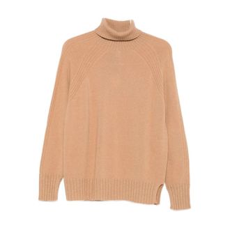 Twinset Stijlvolle Sweater Set - Dames - Coltruien - Bruin - M - Truien & Vesten